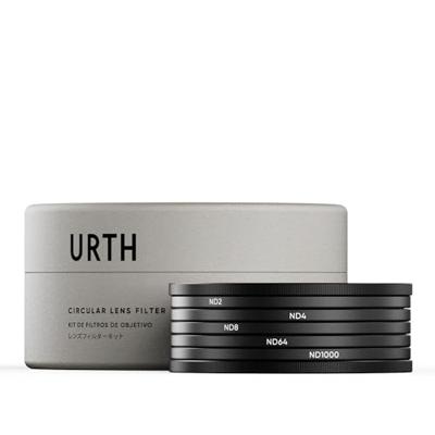 Urth 82mm ND2, ND4, ND8, ND64, ND1000 lensfilter kit (Plus+) Urth 82mm ND2, ND4, ND8, ND64, ND1000 lensfilter kit (Plus+)