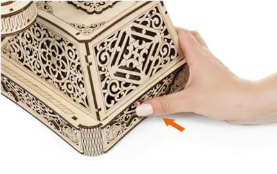 Eco Wood 3D Houten Retro Telefoon DIY Modelbouw