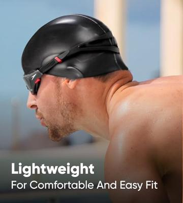 Speedo Moulded Sil P12 Badmuts Blue One Size