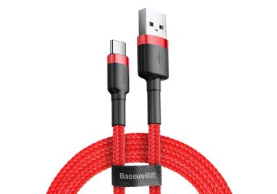 USB-C kabel Baseus Cafule 2A 2m (rood)