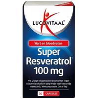 Lucovitaal Super resveratrol 30 Capsules - thumbnail