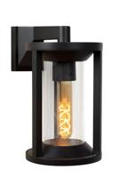 Lucide CADIX - Wandlamp Binnen/Buiten - 1xE27 - IP65 - Zwart - thumbnail