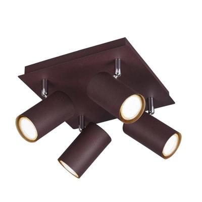 Trio Spot Marley 4-lichts bruin 802430424