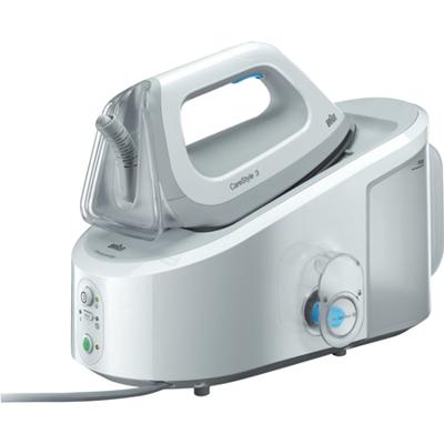 Braun IS 3042 stoomstrijkijzer station 2400 W 2 l Eloxal-zoolplaat Wit