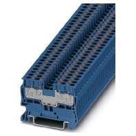 Phoenix Contact 3211022 Doorgangsklem 5.2 mm Spanveer Blauw 50 stuk(s)