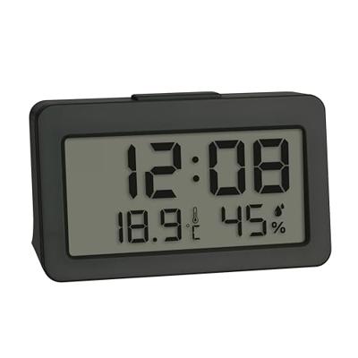 TFA Dostmann 60.2045.10 Wekker Kwarts Grijs Alarmtijden 1