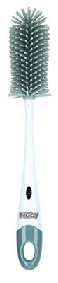 Nuby Silicone Flessenborstel met Houder Nuby Silicone Flessenborstel met Houder