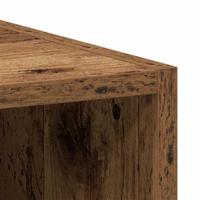 Hangkast Riga 40x29,5x60 cm bewerkt hout oud houtkleurig - thumbnail