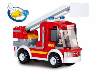 Sluban Fire Brigade small turntable ladder bouwstenen set (M38-B0632) - thumbnail