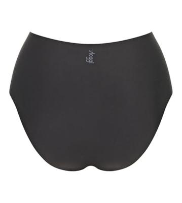 Zero Feel taille slip dames 2.0 - High waist - Hoge naadloze dames onderbroek - Katoenen kruisje - Schijnt niet door - Zwart - Huidskleur -