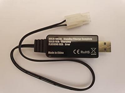 Etronix - USB lader 600mAh / 7.2V Tamiya connector (ET0226T)
