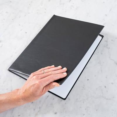 Rillstab showalbum A4 10 tassen, zwart