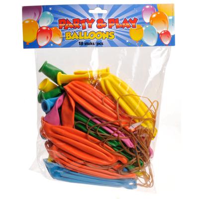 Speel- & Feestballonnen, 18st.