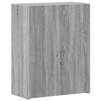 Archiefkast 60x32x77,5 cm bewerkt hout grijs sonoma eiken - thumbnail