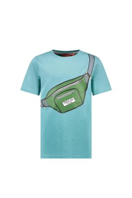 Tygo & Vito Jongens t-shirt - Toby - Aqua blauw