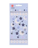 HEMA Stickervellen 22x10 cm sterren - 3 stuks (multi) - thumbnail