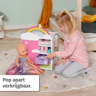 Baby Born Regenboogkledingkast 33x22x39 cm + Licht en Geluid Baby Born Regenboogkledingkast 33x22x39 cm + Licht en Geluid