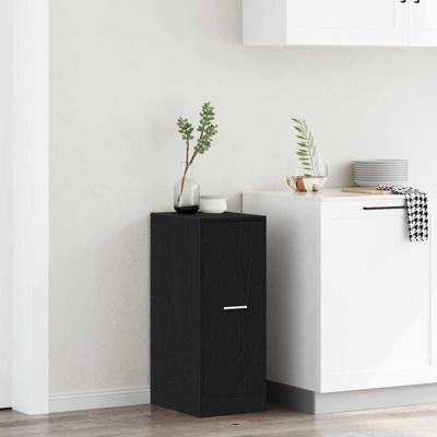 Apothekerskast Zwart eiken 40 x 41 x 77.5 cm Bewerkt hout