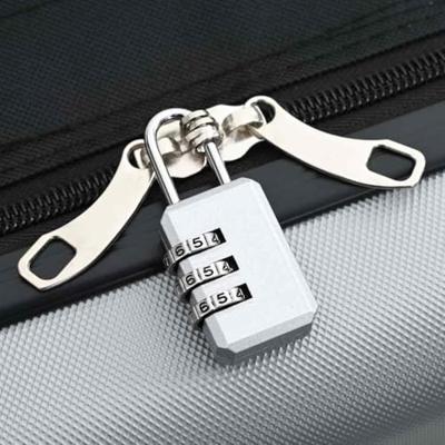 VidaXL Koffer met slot zilver 43 x 27 x 66 cm abs kunststof