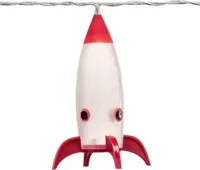 Lichtsnoer met 8 raketten warm wit - thumbnail