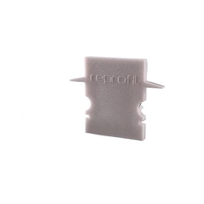 Deko Light 979061 Endkappe H-ET-02-10 Set 2 Stk, Grau Profieleindkap Kunststof (l x b x h) 25 x 6 x 20 mm 1 stuk(s)