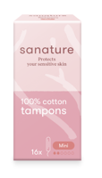 Sanature Tampons mini 16 Stuks - thumbnail