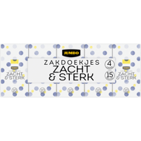 Jumbo Zakdoekjes 4 Laags 15 Stuks - thumbnail