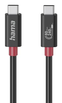 USB-C-kabel Hama 00200799 Zwart