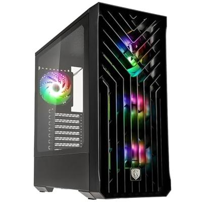 Kolink Unity Cascade ARGB Midi-tower PC-behuizing Zwart