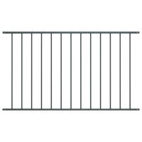 VidaXL Hekpaneel 1,7x0,75 m gepoedercoat staal antraciet - thumbnail