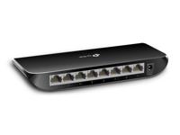 TP-Link 8-poorts Desktop Gigabit Switch, 8 10/100 / 1000M RJ45-poorten, plastic behuizing (TL-SG1008D) - thumbnail