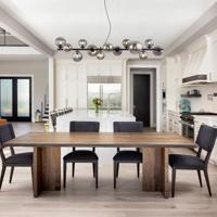 Globo Design hanglampRiha zwart met smoke glas - 56133-13H - thumbnail