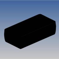 TEKO SR35-DB.9 Universele behuizing 128 x 64 x 38.7 ABS Zwart 1 stuk(s) - thumbnail