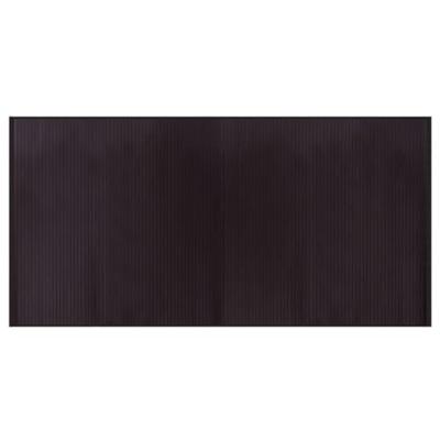 Vloerkleed rechthoekig 100x200 cm bamboe donkerbruin