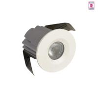 Inbouw Led-Spot Bellezza Bagno Simon IP44 3000 Kelvin 4,2x3,6x3,6 cm XPE Mat Wit Bellezza Bagno - thumbnail