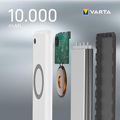 Varta Wireless Power Bank 10000 laadkabel USB-C 18W 57913101111 Varta Wireless Power Bank 10000 laadkabel USB-C 18W 57913101111