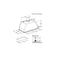 Electrolux LFG517X 70cm filterunit - LED-verlichting - 705 m³/u luchtstroom - thumbnail