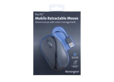 Kensington Pro Fit mobiele intrekbare muis, zwart - thumbnail