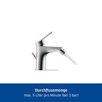 Bidetmengkraan Duravit No.1 1-Gats Bidetkraan Met Waste Delen Voorsprong 12.3 cm Chroom Duravit - thumbnail