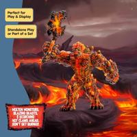 SCHLEICH - Lava Golem met wapen - 42447 - Waaier Eldrador - thumbnail