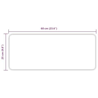 VidaXL Antislip trapmatten latex achterkant 15 pcs geel 60 x 25 cm pp