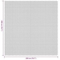 Tenttapijt Antraciet 200 x 200 cm Polyester - thumbnail