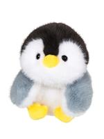 Pluche knuffelpinguïn Floppy Choopy - GIPSY TOYS - 22 cm - Zwart / Wit / Grijs - thumbnail