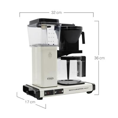 Moccamaster KBG SELECT Koffiefilter apparaat Wit