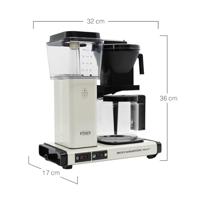Moccamaster KBG SELECT Koffiefilter apparaat Wit - thumbnail