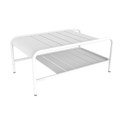 Fermob Luxembourg tuintafel laag 90x55 cm Cotton White