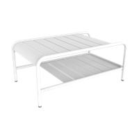 Fermob Luxembourg tuintafel laag 90x55 cm Cotton White - thumbnail