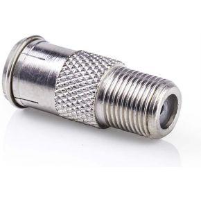 Nedis CSGP41956ME Satelliet- En Antenne-adapter F-quick Male - F Female 10 Stuks Metaal