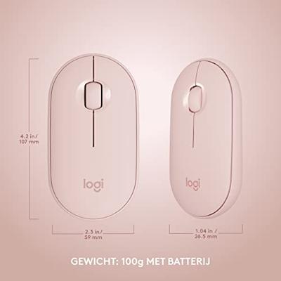 Logitech MK470 Slim Combo toetsenbord Inclusief muis RF Draadloos QWERTY US International Roze Logitech MK470 Slim Combo toetsenbord Inclusief muis RF Draadloos QWERTY US International Roze