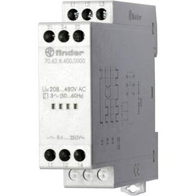 Finder 70.62.8.400.0000 Bewakingsrelais 170 - 520 V/AC 2x wisselcontact 1 stuk(s) Finder 70.62.8.400.0000 Bewakingsrelais 170 - 520 V/AC 2x wisselcontact 1 stuk(s)